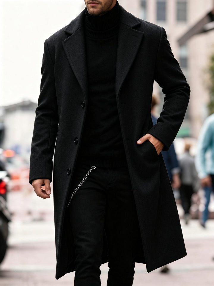 Adrian | Refined Long Trench Coat