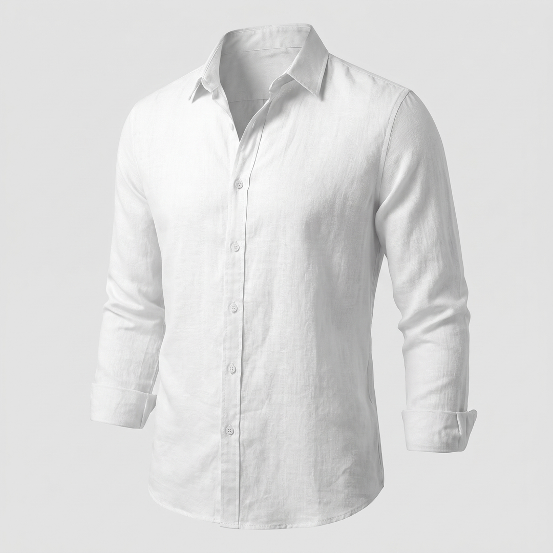 Aiden | Comfortable Long Sleeve Linen Shirt