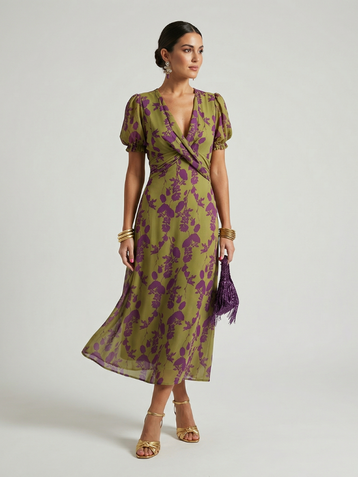 Eloise | Relaxed Floral Midi Dress