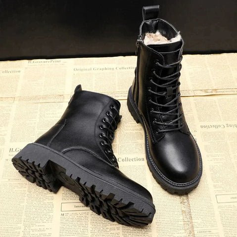 Zoey | Women's Leather Lace-Up Boots