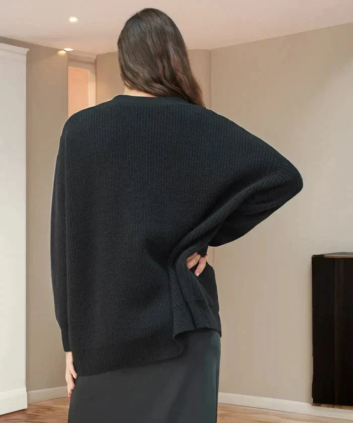 Evelyn | Women's Elegant Cashmere Cardigan Vest