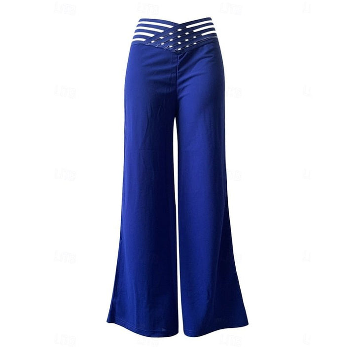 Andrea | Elegant High-Waist Wide-Leg Trousers