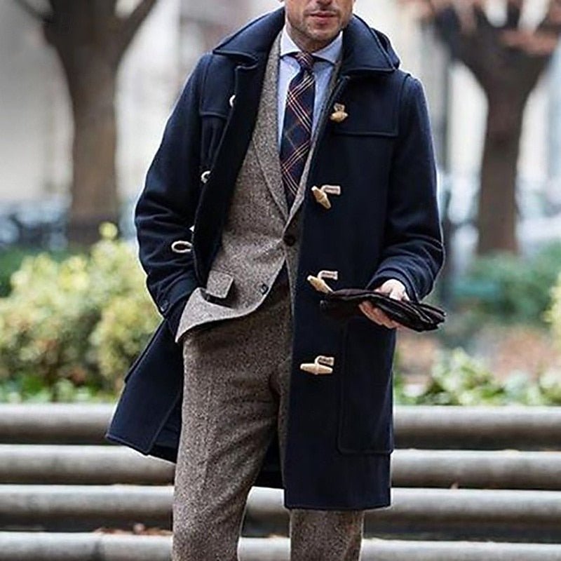 Roman | Timeless Winter Style Hooded Toggle Trenchcoat