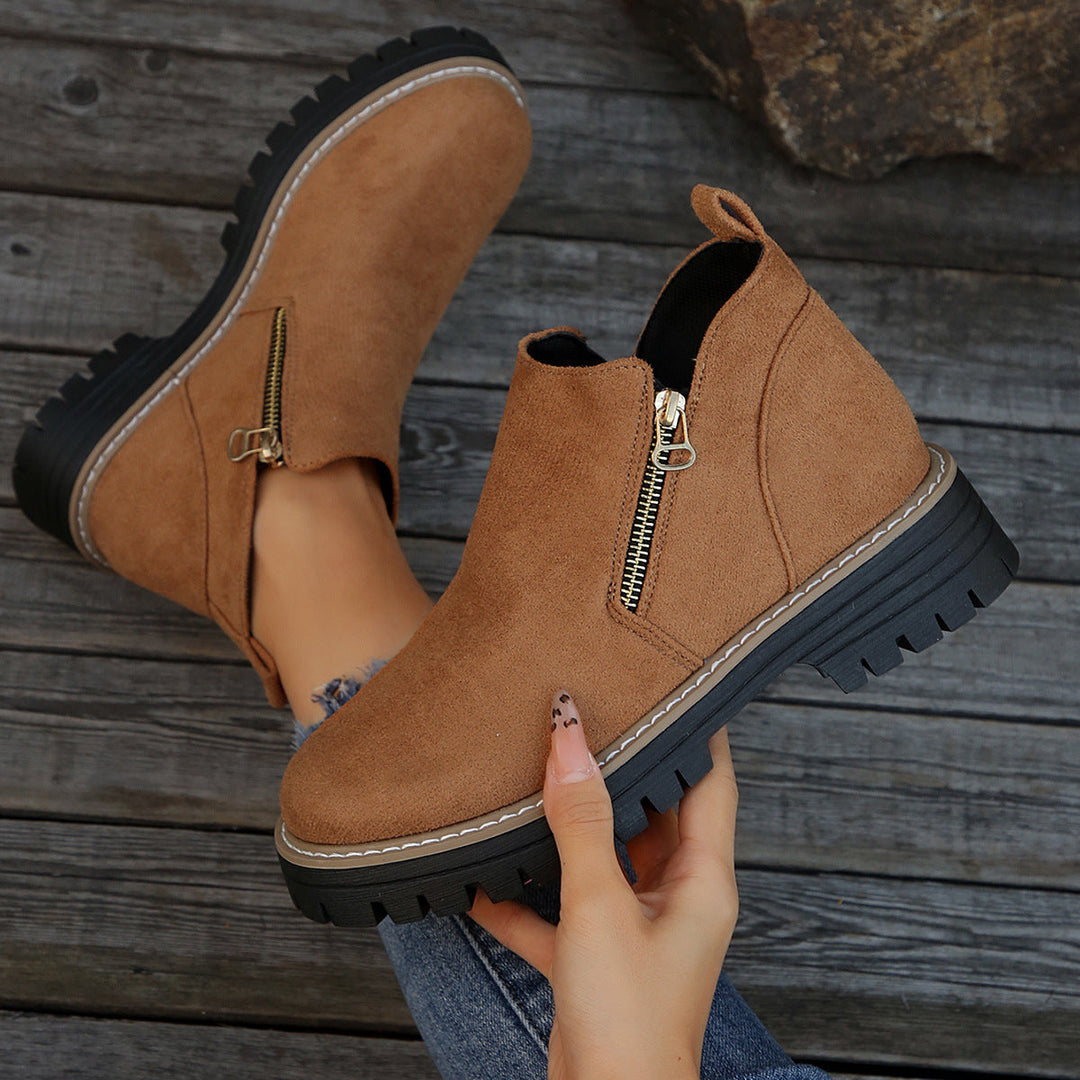 Alice | Modern And Versatile Platform Ankle Boots