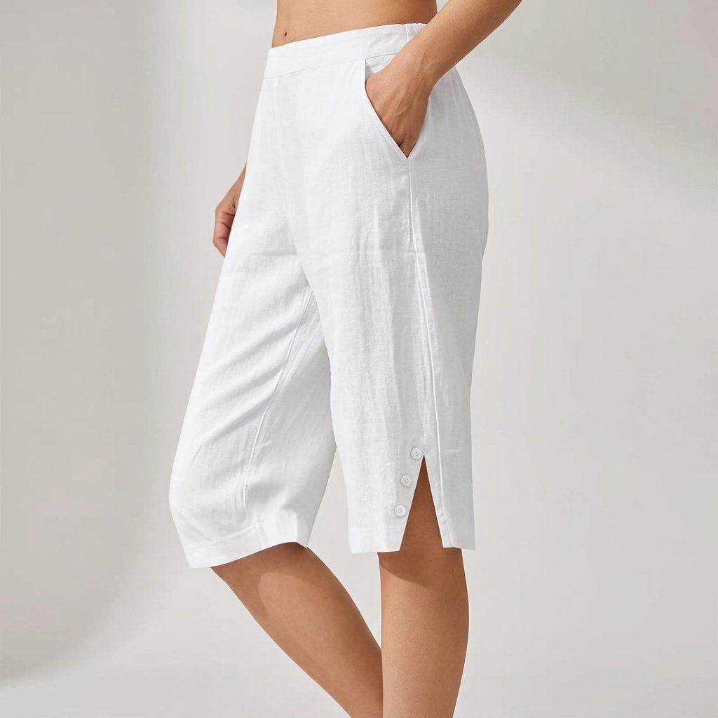 Harlow | Effortless Comfort Relaxed Knee Shorts