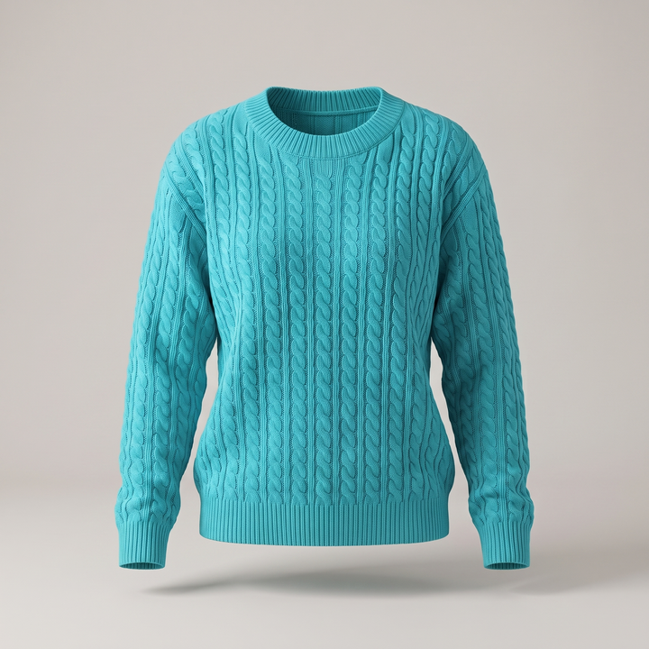 Nova | Classic Cable Design Knit Sweater