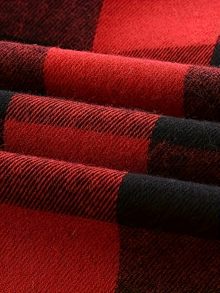 Adrian | Refined Half-Zip Contrast Lumberjack