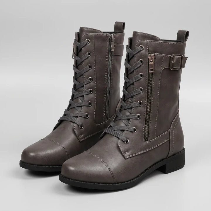Isabela | Functional Elegance Leather Ankle Boots