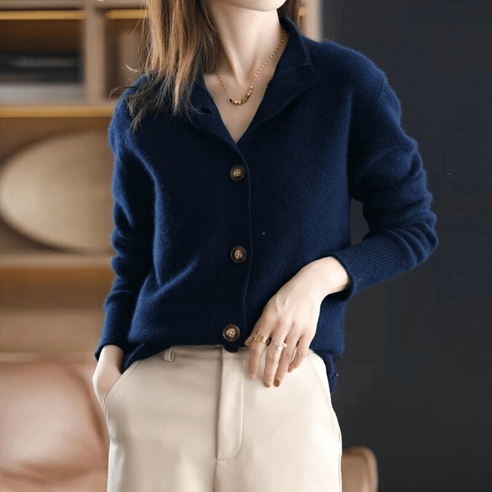 ANNIE | Cashmere Knit Gilet