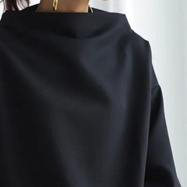 ARIA - SOFT KNIT HIGH NECK TOP
