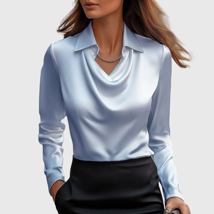 ARIANE - LUXURIOUS SATIN BLOUSE