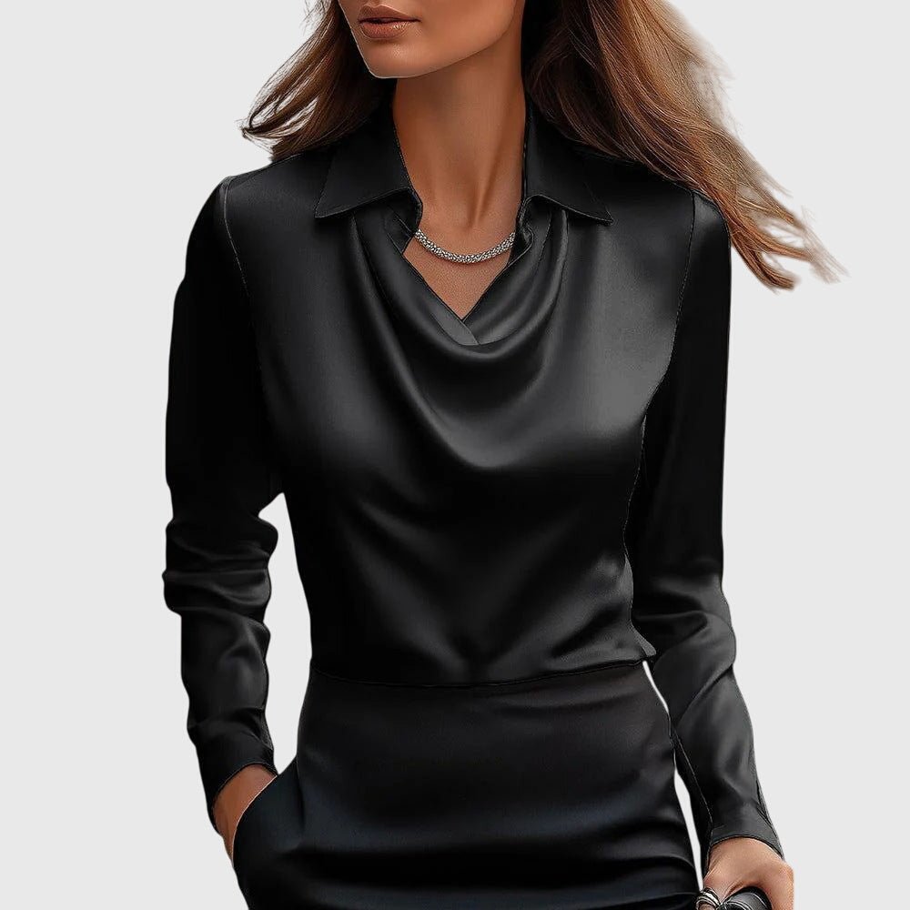 ARIANE - LUXURIOUS SATIN BLOUSE