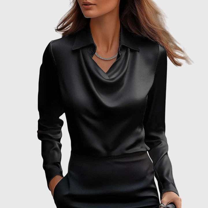 ARIANE - LUXURIOUS SATIN BLOUSE
