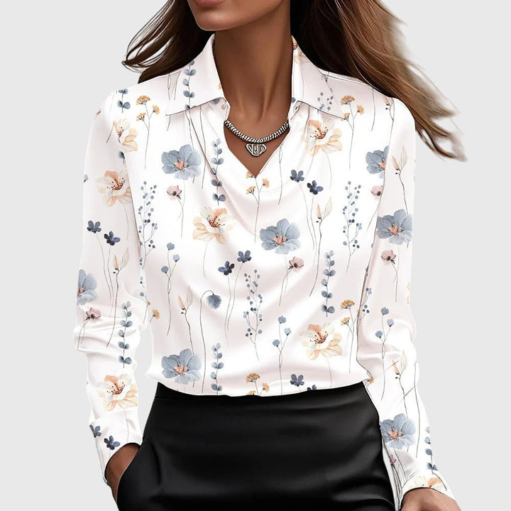 ARIANE - LUXURIOUS SATIN BLOUSE