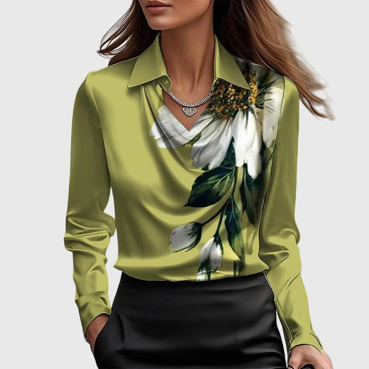 ARIANE - LUXURIOUS SATIN BLOUSE