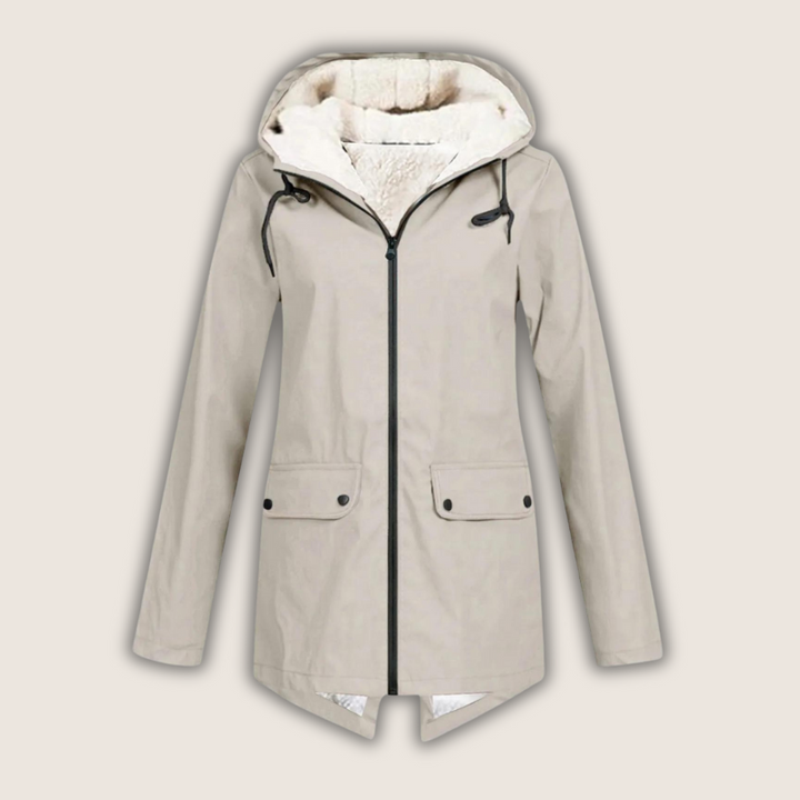 Liora | Waterproof Rain Jacket with Adjustable Hood
