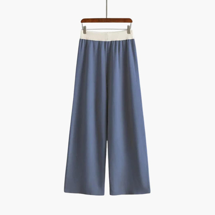 Eliana | Elegant Knit Sweater & Wide-Leg Trouser Set