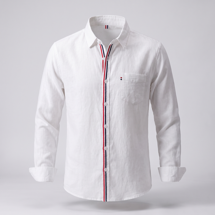 Caleb | Lightweight & Breathable Design Linen Shirt