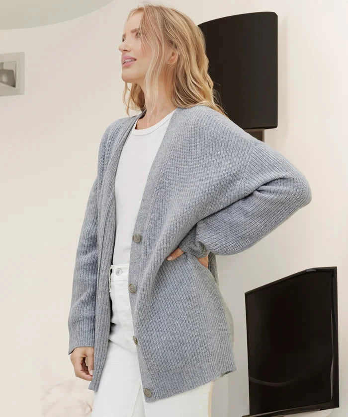 Evelyn | Women's Elegant Cashmere Cardigan Vest