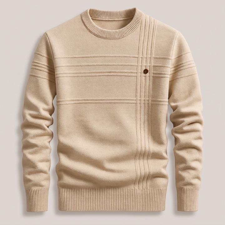 Maverick | Classic Midweight Style Crew Neck Knit Sweater
