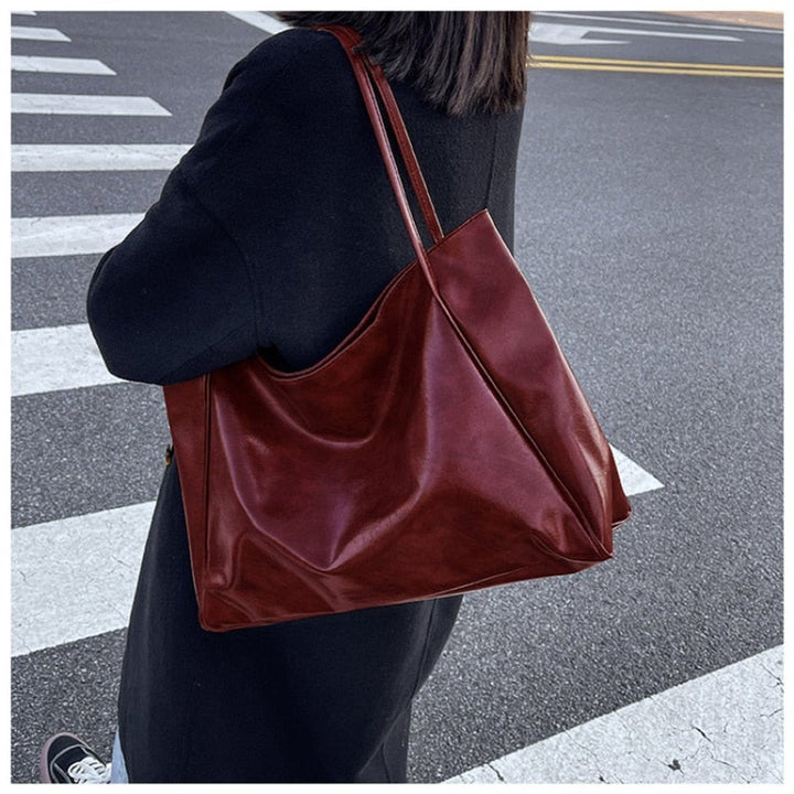 Nova | Spacious PU Leather Tote Bag