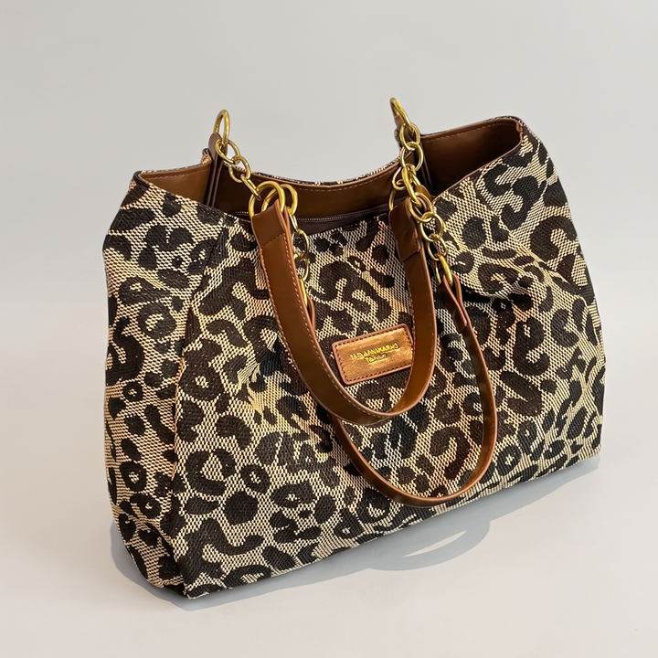 Emily | Stylish Leopard Print Tote Bag