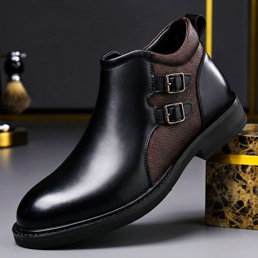 Jasper | Vintage Style Leather Chelsea Boots