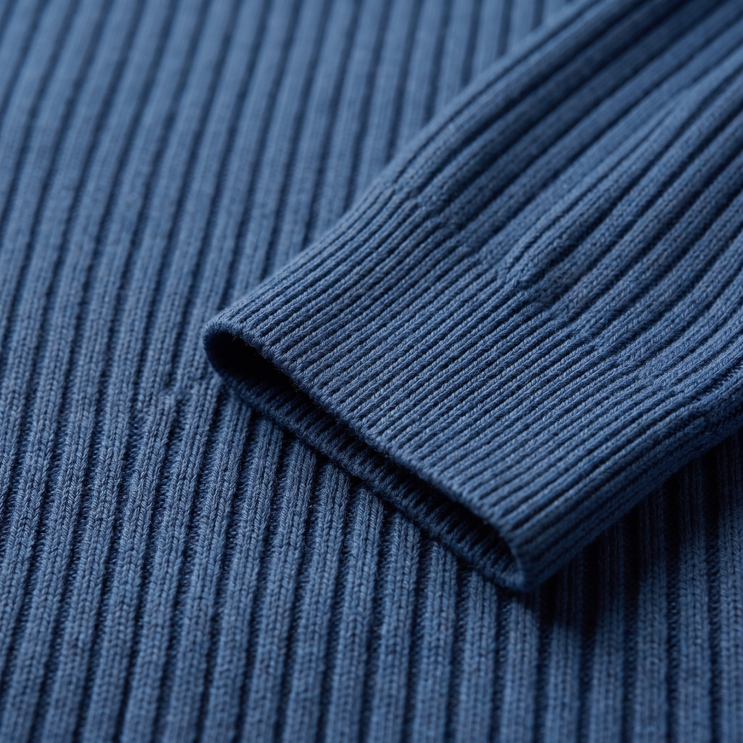 Thomas | Modern Ribbed Style Knit Sweater