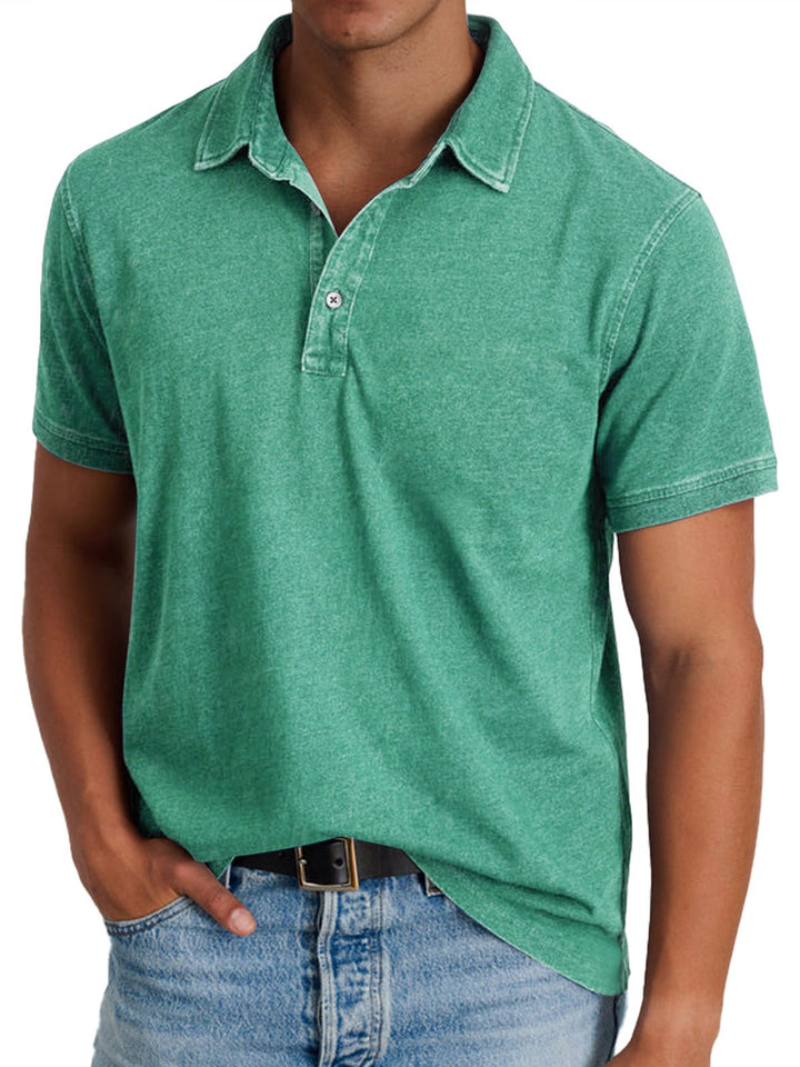 Henry | Classic Refined Cotton-Blend Polo Shirt