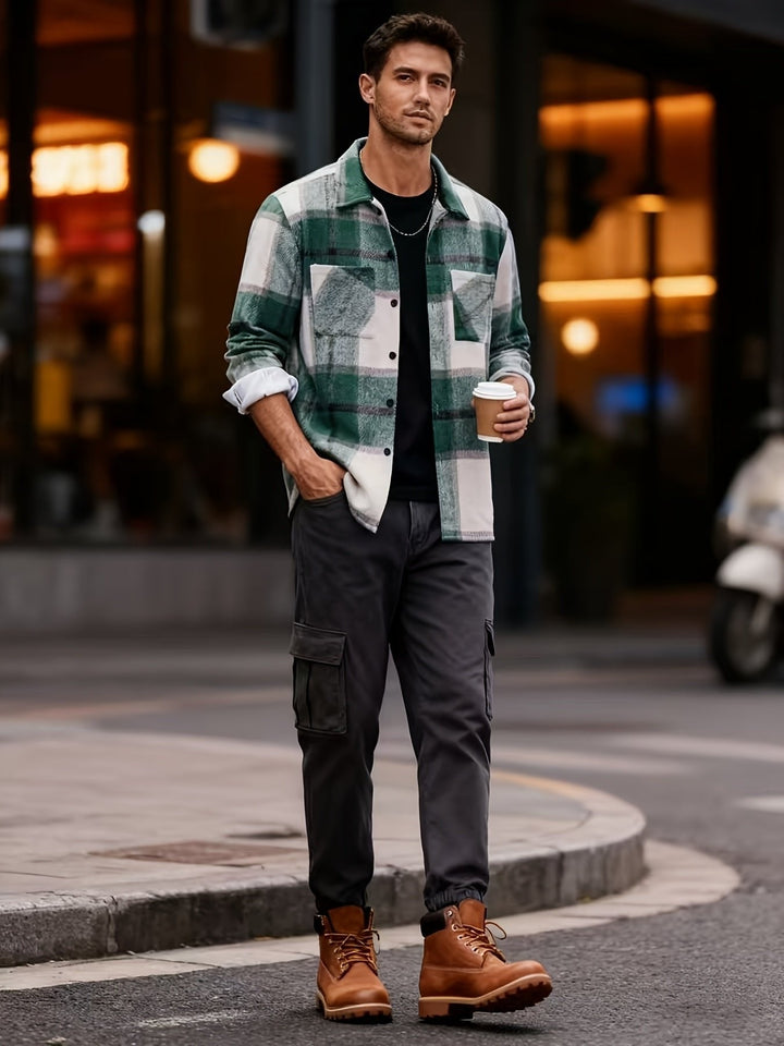 Andrew | Comfortable Check Pattern Lumberjack