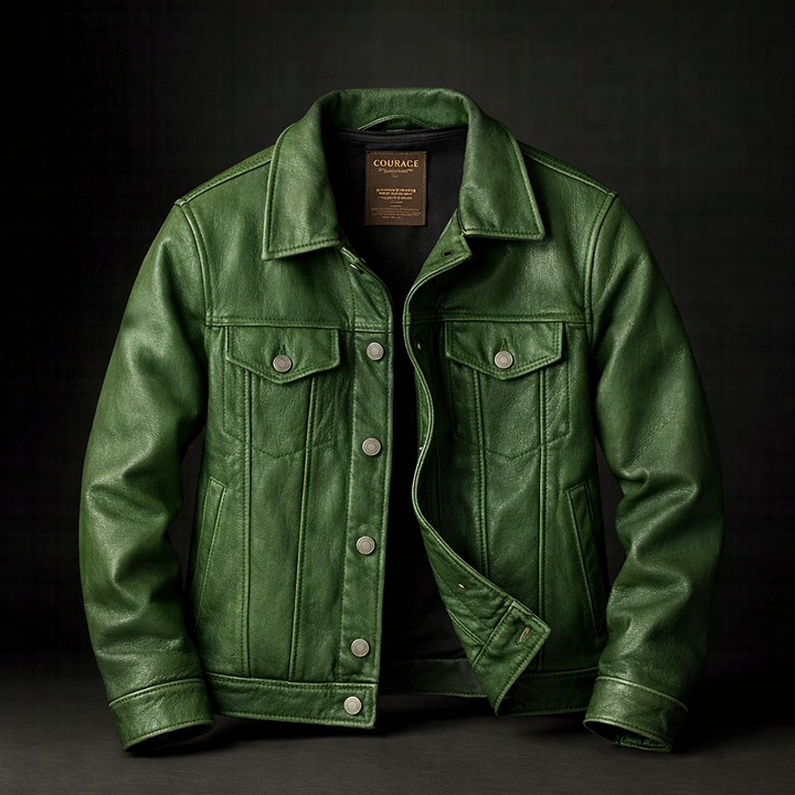 Laxon | Rugged Style Leather Jacket