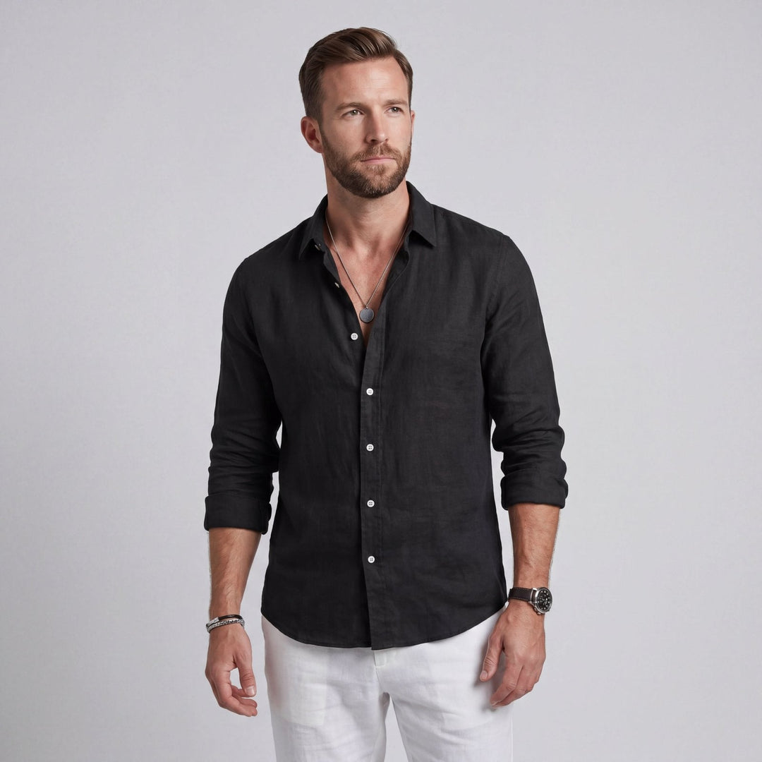 Lino | Effortless Style Loose Fit Summer Shirt