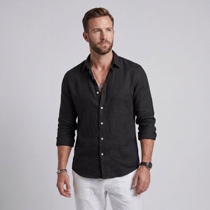 Lino | Effortless Style Loose Fit Summer Shirt