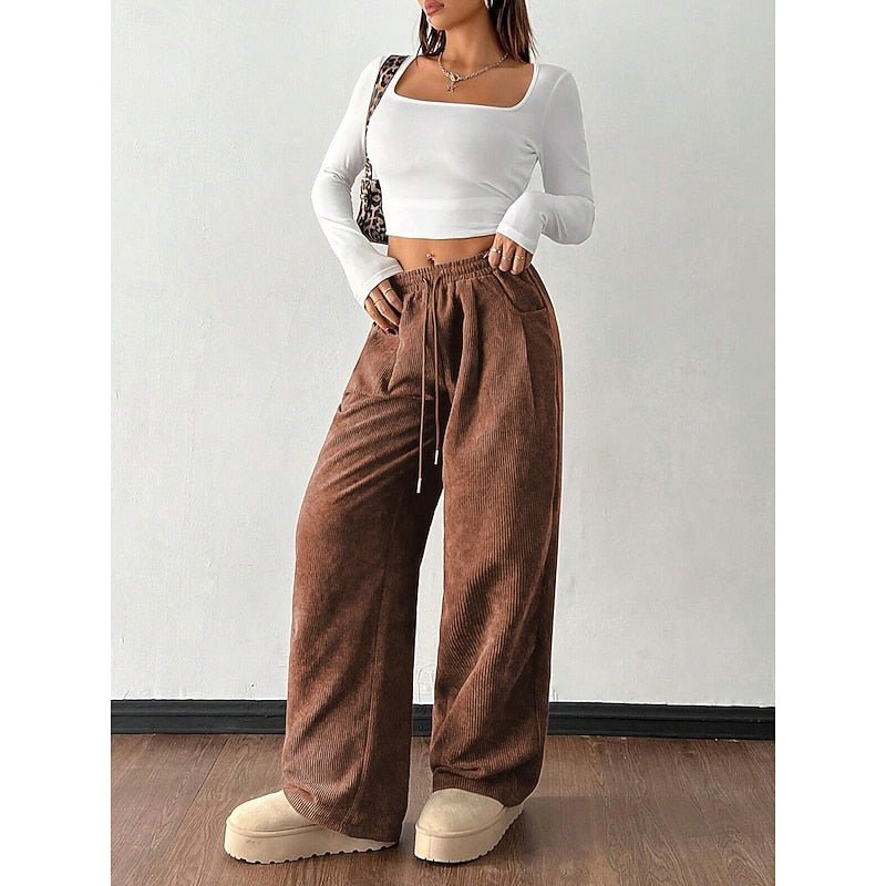 Milana | Elegant High-Waist Wide-Leg Trousers