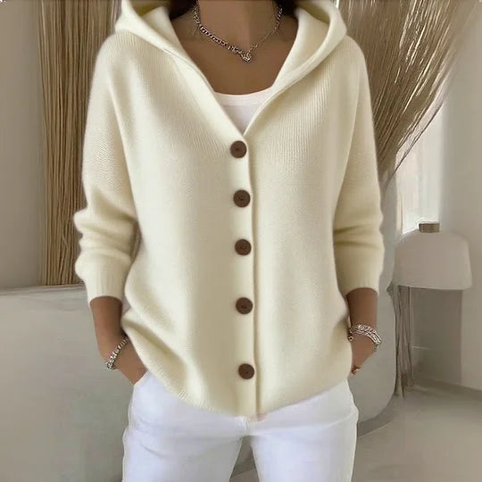 Nylah - Button-Up Hoodie Vest