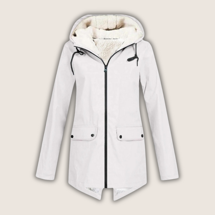 Liora | Waterproof Rain Jacket with Adjustable Hood