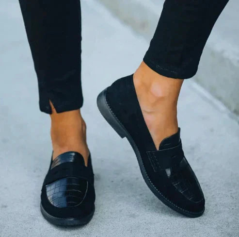 Evelyn | Supportive Textured Comfort Loafers