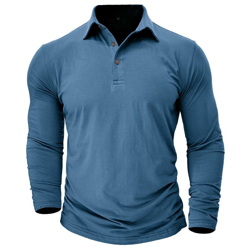 Damian | Premium Long-Sleeve Polo Shirts