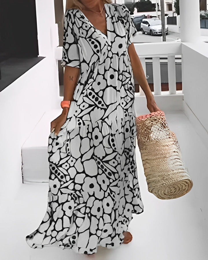 ZIRETHIA – BREEZY FLORAL DAY DRESS