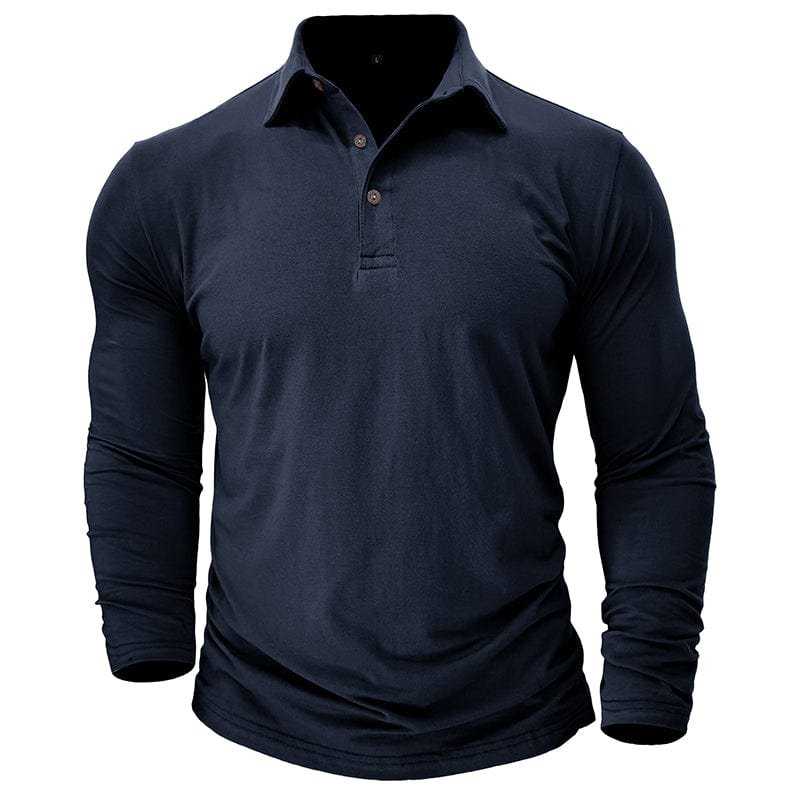 Damian | Premium Long-Sleeve Polo Shirts