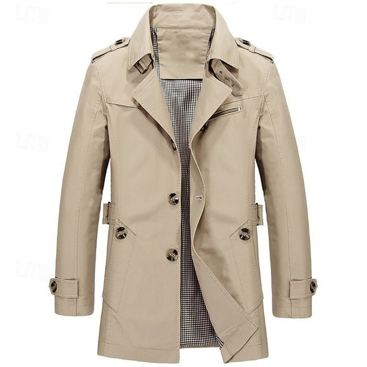 Thomas | Refined Single Breasted Trench Coat