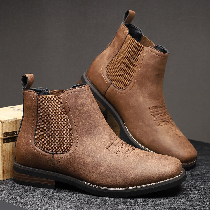 Samuel | Classic Chelsea Slip-On Ankle Men's Boots