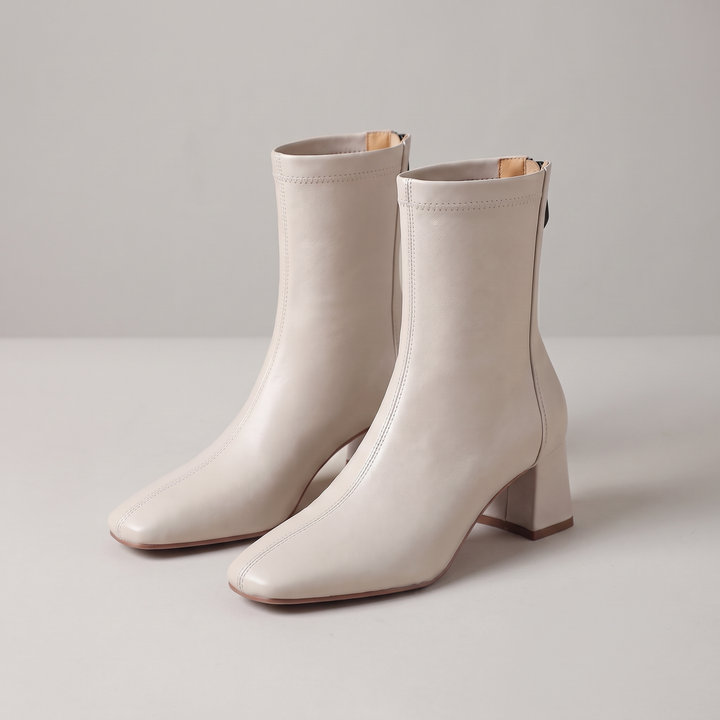 Jessica | Elegant Ankle Style Leather Boots