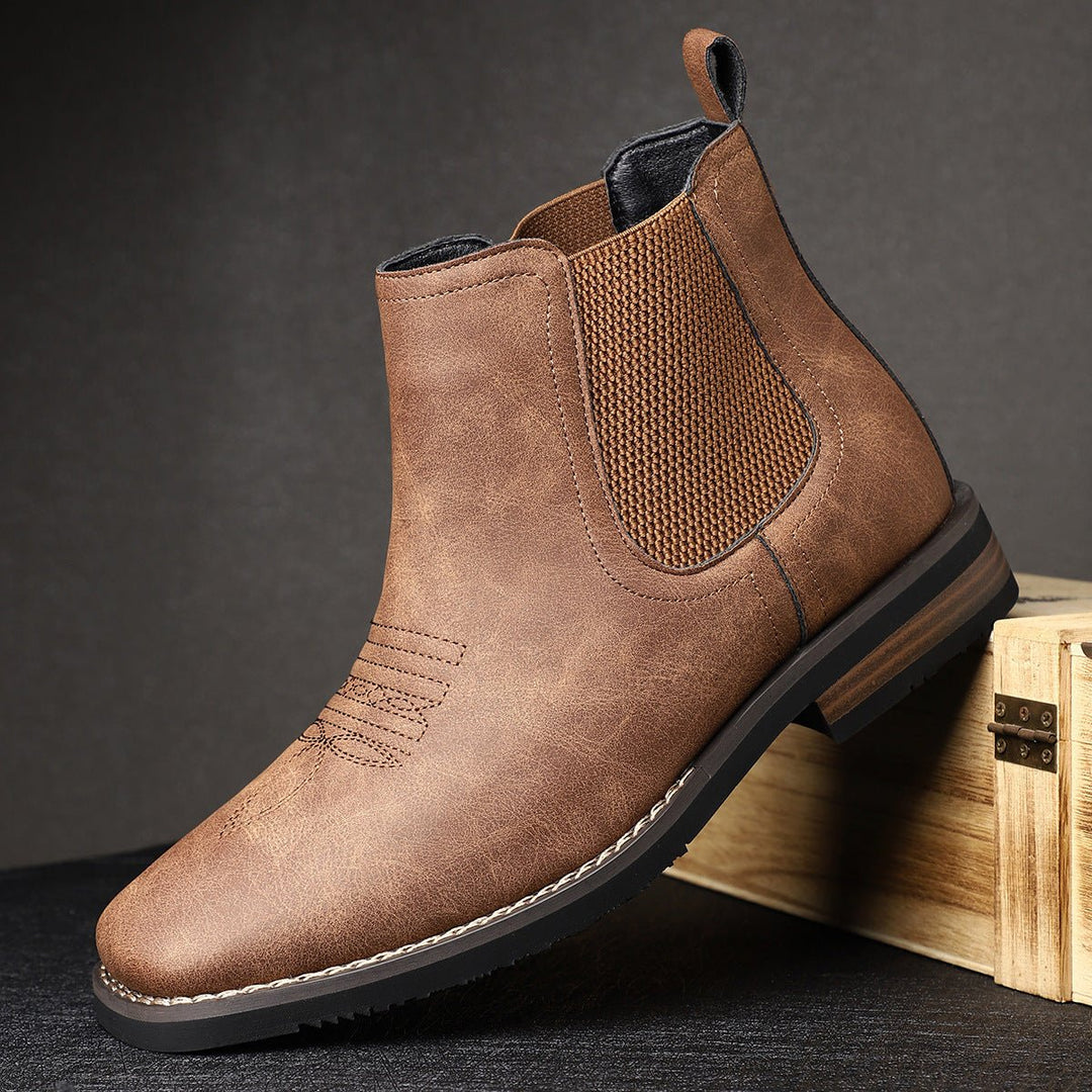 Samuel | Classic Chelsea Slip-On Ankle Men's Boots