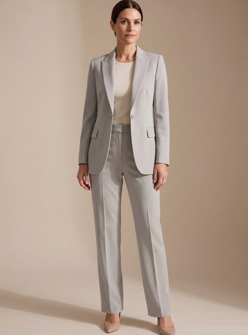 Serena | Blazer & Flared Trousers Two Piece Set