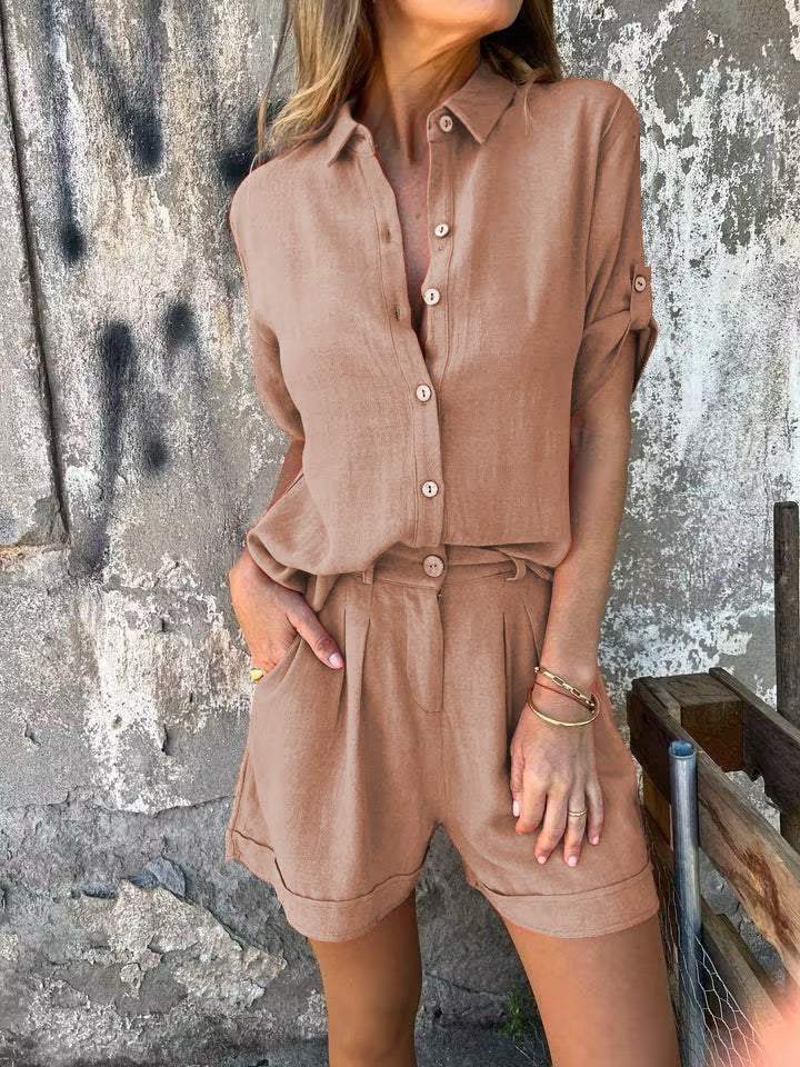 Jolie – Stylish Cotton-Linen Set