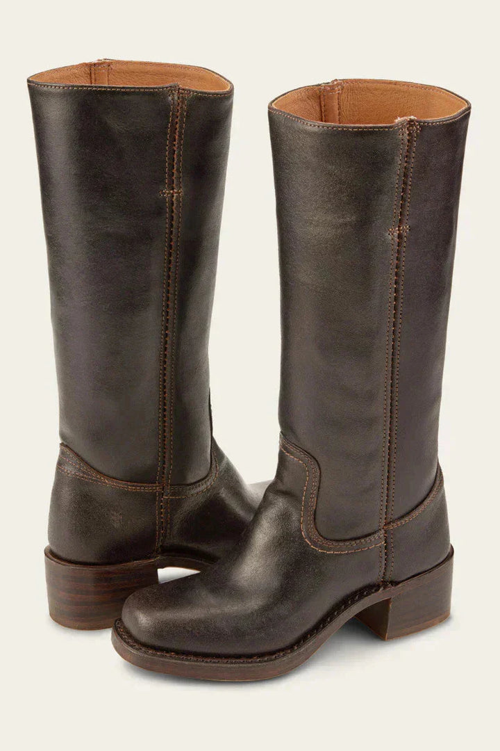 Nora | Elegant Leather Long Boots for Women