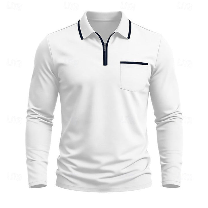 Zion | Refined Quarter-Zip Polo Shirt