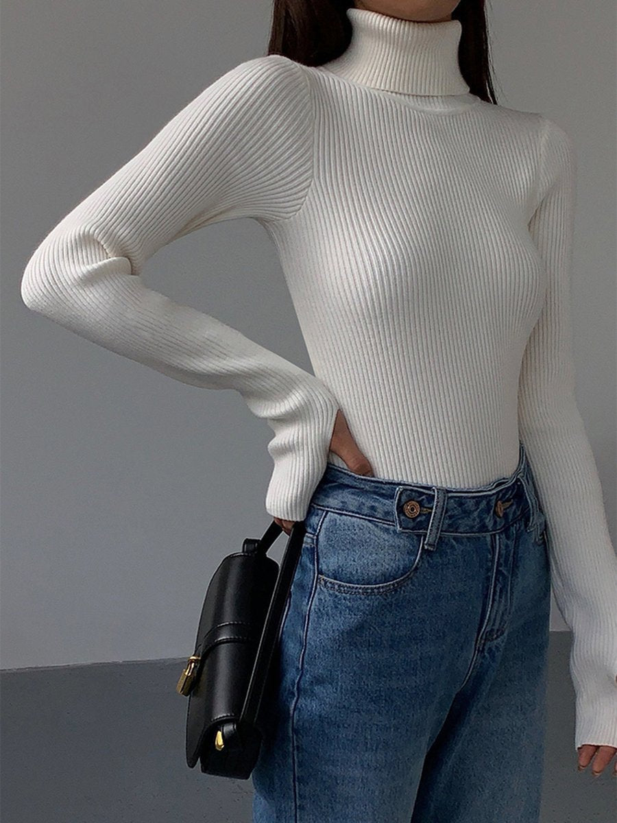 Paloma | Refined And Versatile Ribbed Turtleneck Sweater