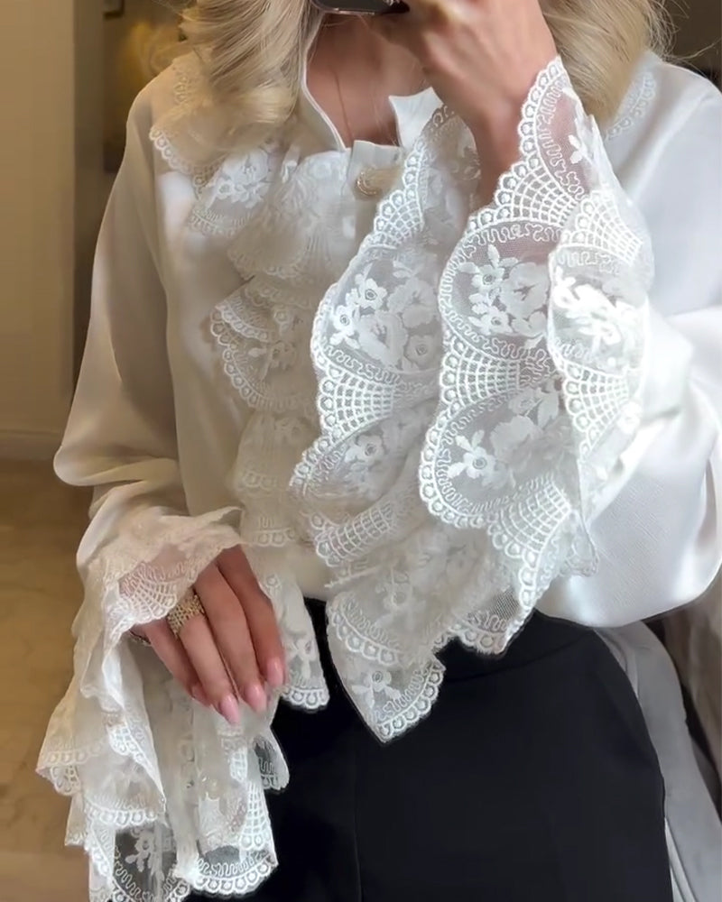 Stylish Blouse with Russian Design